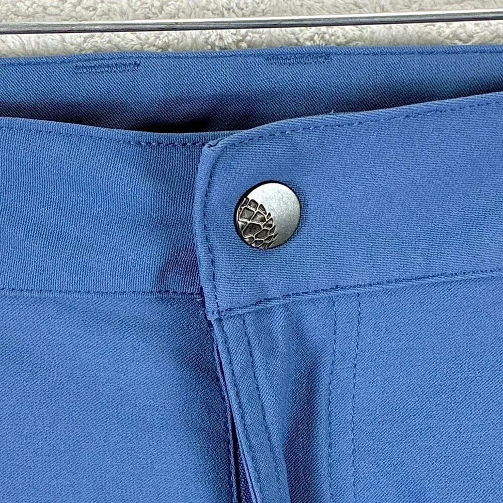 Stio Chino Shorts Mens 34 Blue Coburn Nylon Performance Stretch Preppy Outdoors